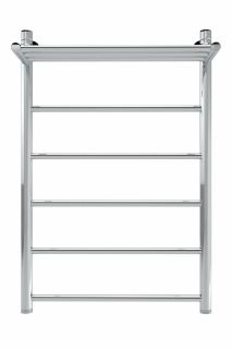 Полотенцесушитель водяной Indigo Line LLSHW100-40 с полкой 80x60 см хром